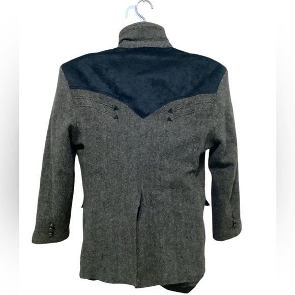 North Frontier American Men's Vintage USA Virgin Wool Western Blazer Suit Jacket - Picture 2 of 16